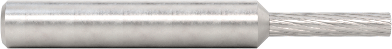1/4" Çaplı Şaftlı Karbür Freze Ucu, Düz Kesici Silindir, Ürün No. Sb-12, Tek Kesim