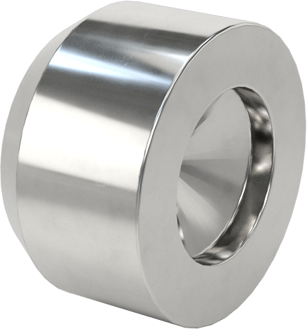 Presle Takılan Delikli Valf, 1/8" Uzunluk, 0.010" Delik Çapı