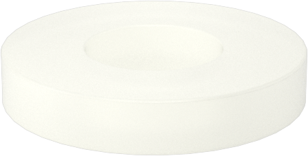 Yüksek Mukavemetli Cam Elyaflı Naylon Pullar, 8 numaralı vida boyutu için, 0.170" İç Çap, 0.375" Dış Çap — 0.170", 0.057" ila 0.067", 0.375"