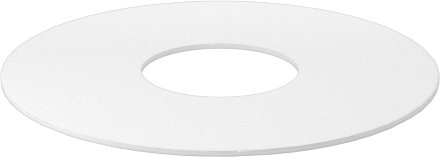 PTFE Plastik Pul, 2 Numaralı Vida için, 0.09" İç Çap, 0.25" Dış Çap, 0.002" ila 0.004" Kalınlık