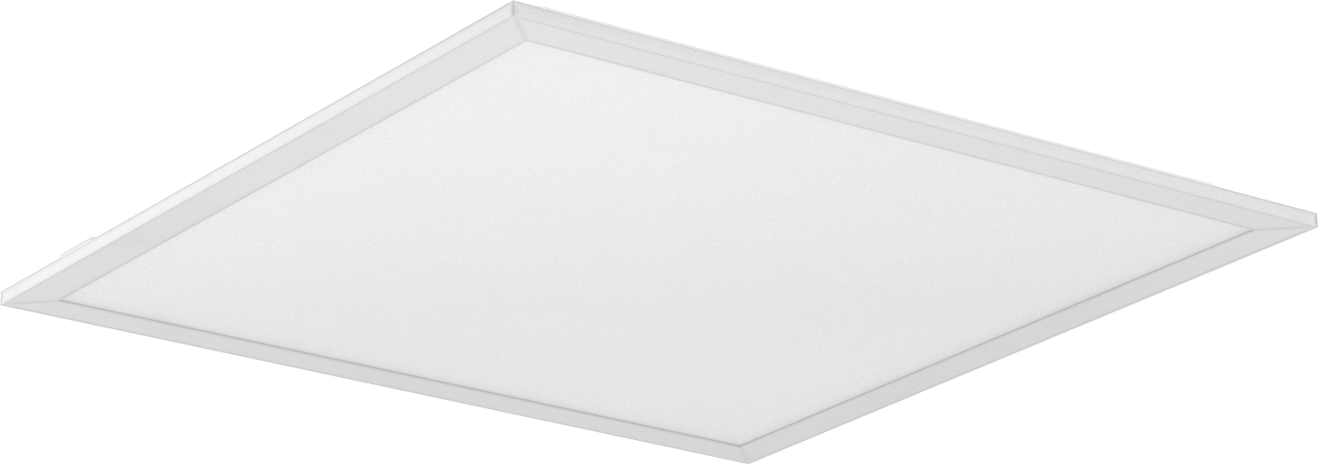 Yerleşik LED'li Gömme Tavan Işığı, Pürüzsüz Akrilik Lens, 24" Uzunluk x 24" Genişlik x 1-3/4" Yükseklik
