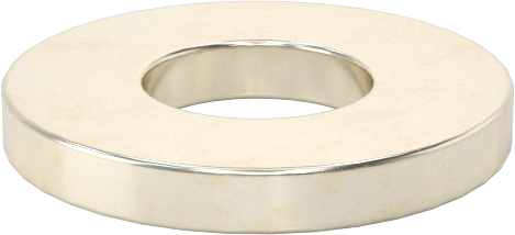 Pirinç SAE Pul, Nikel Kaplı, 1/4" Vida Boyutu için, 0.281" İç Çap, 0.625" Dış Çap