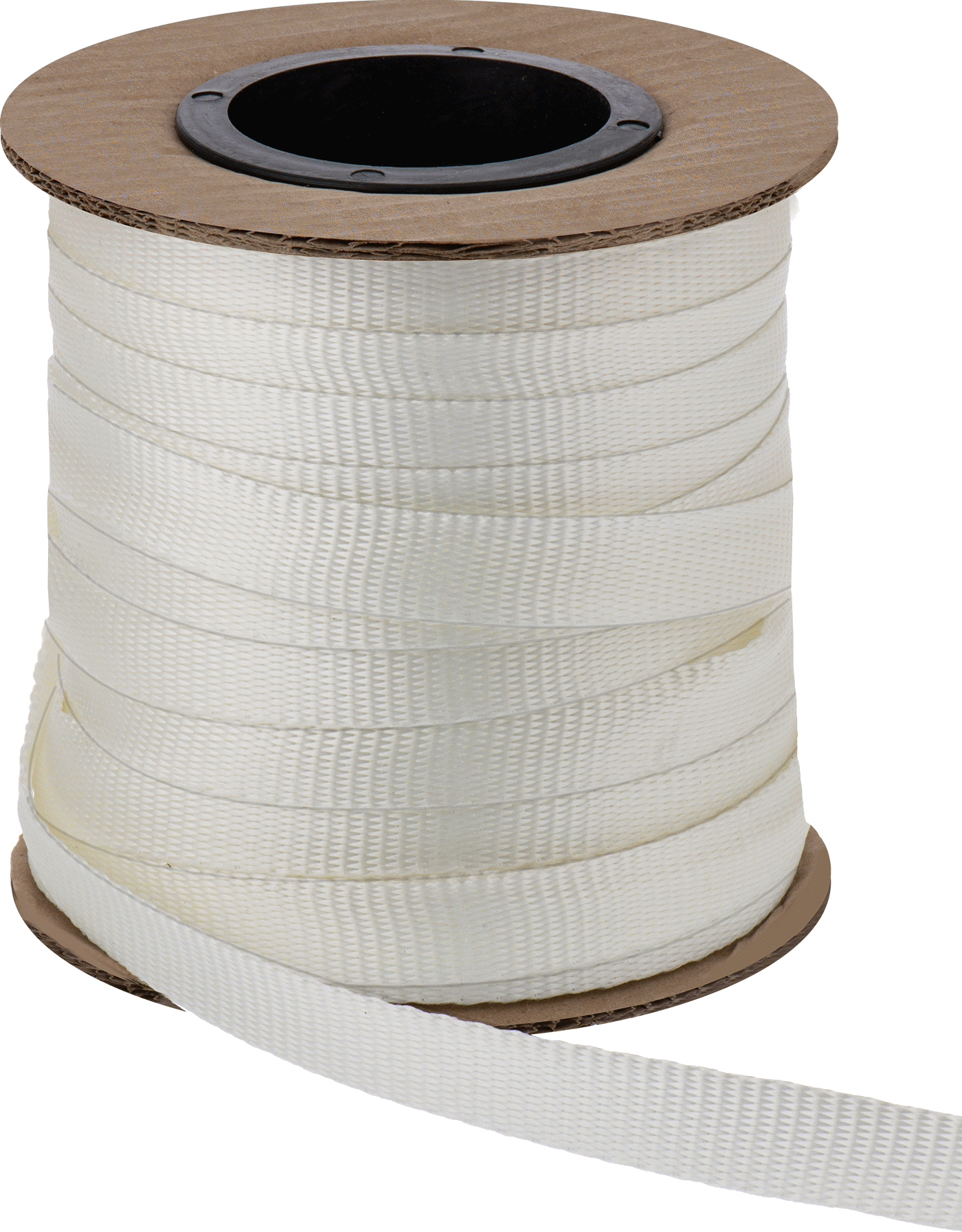 Sepet Örgülü Polyester Plastik Çember, Mini Bobin, 3/4" Genişlik x 0.041" Kalınlık, 250 Fit Uzunluk