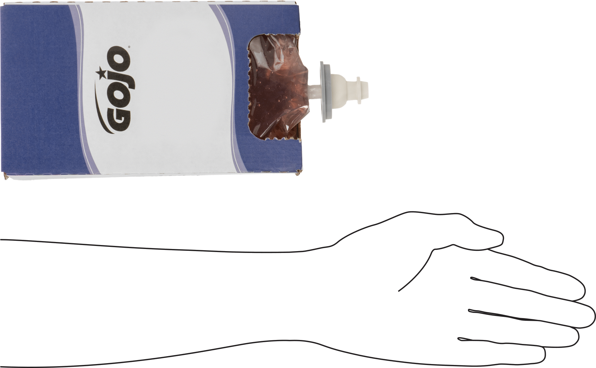 Gojo Duş Sabunu, 16.5 inç Yüksekliğinde Dağıtıcı için 67 FL. oz