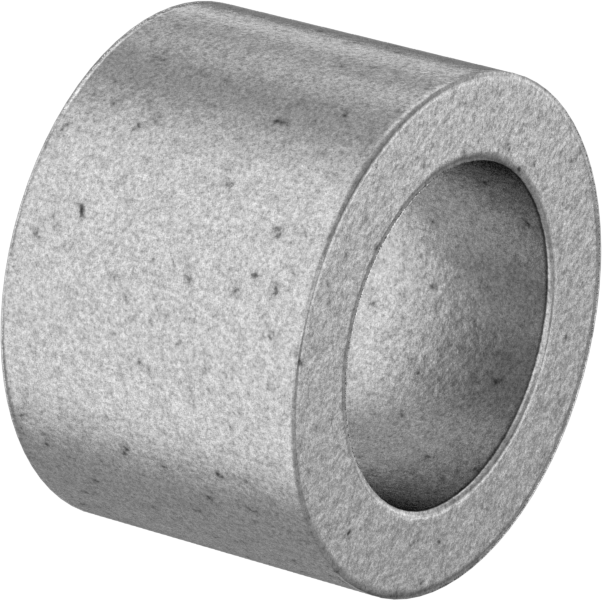 Yağ Emdirilmiş 863 Demir Bakır Burçlu Yatak, Yiyecek ve İçecek için, 1/4" Mil Çapı için, 1/4" Uzunluk