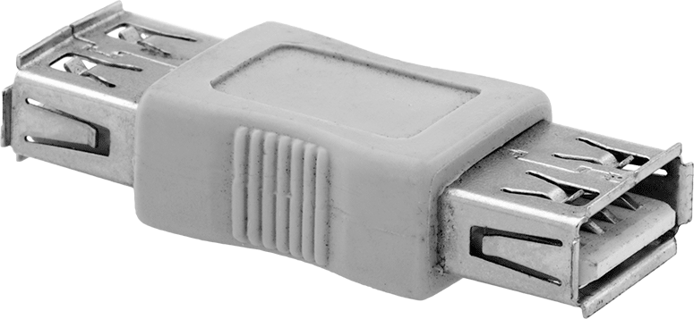 USB 2.0 Adaptörü, A Dişi x A Dişi — Adaptör, Düz, 2.0