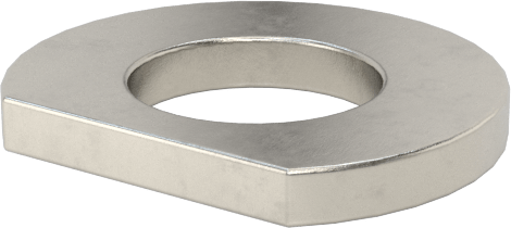 Klipsli Pul, 18-8 Paslanmaz Çelik, 3 Numaralı Vida Boyutu için, 0.109" İç Çap, 0.218" Dış Çap — 0.218", 18-8 Stainless Steel, Stainless S…