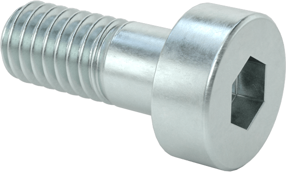 Alaşımlı Çelik Düşük Profilli Alyan Başlı Vida, Girintili Altıgen, Çinko Kaplı 8.8 Çelik, M4 x 0.7mm, 10 mm Uzunluk