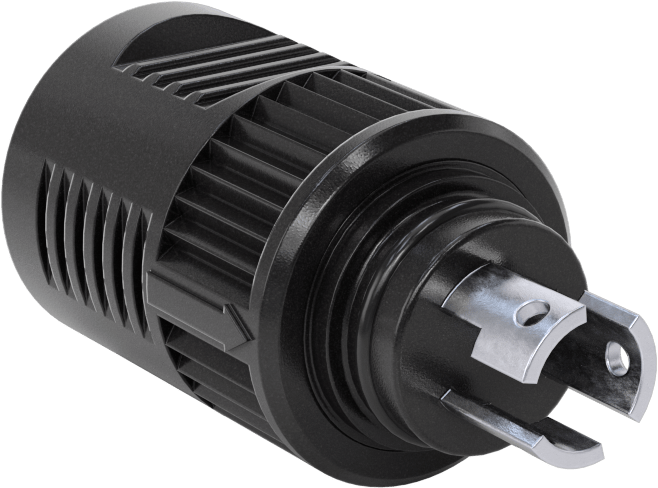 Turn-Lock Araç DC Konektörü, Fiş, 16-12 AWG için