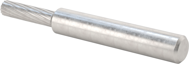 1/4" Çaplı Şaftlı Karbür Freze Ucu, Düz Kesici Silindir, Ticaret No. Sb-13, Tek Kesim