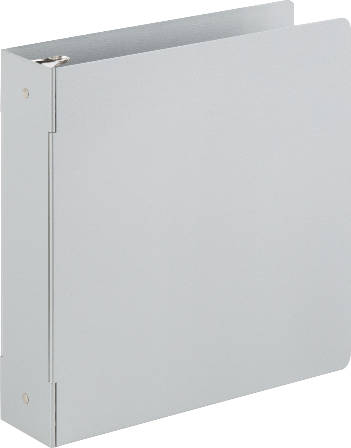 Yuvarlak Halkalı Alüminyum 3 Halkalı Dosya, 2" Kapasite — Alüminyum, 11", 8 1⁄2"