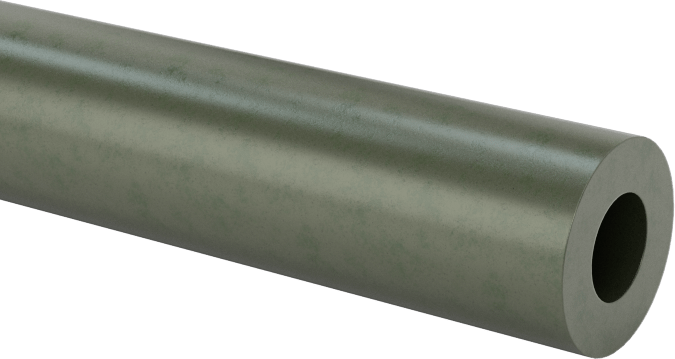 Ekstra Yüksek Sıcaklık Elektrik Yalıtımlı Mika, 1/4" Dış Çap x 1/8" İç Çap Tüp, 1/16" Kalınlığında Duvar, 508 V/Mil