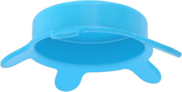 Dökülmeyen Kapaklar, Silikon Kauçuk, 1-11/16" ila 2-3/8" Dış Çap için, Mavi