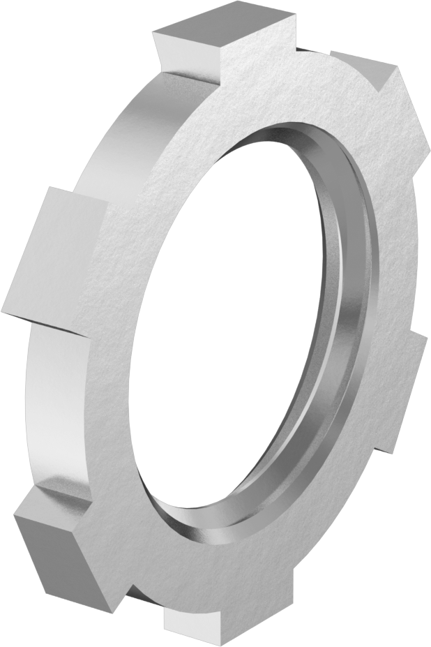 Orta ve Kalın Cidarlı Çelik Kanal için 1/2 NPSL 316 Paslanmaz Çelik Kilit Somunu — 316 Stainless Steel, Stainless Steel, Kilit Somunu, NPSL