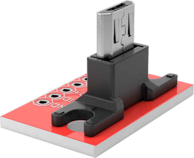 USB Konektörleri, Takmalı/Lehimli Bağlantılı USB Mikro-B Fiş