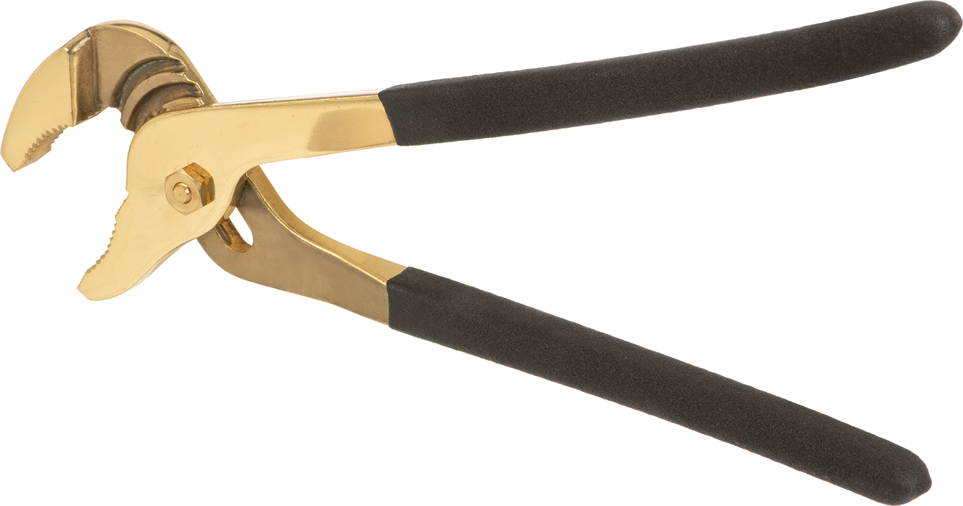 Yüzeyi Çizmeyen Ayarlanabilir Pense, 10" Uzunluk