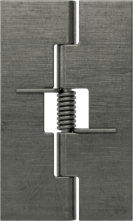 Yaylı Menteşe, Kendinden Açılan, Çelik, 1-1/4" x 3/8" Kapı Kanadı