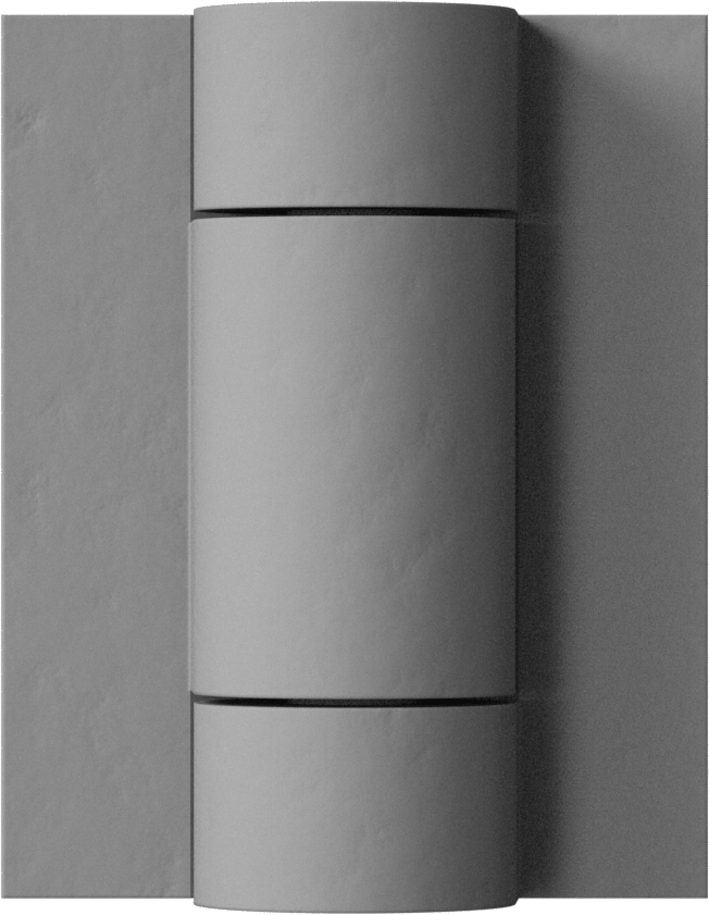 Delikli Ağır Hizmet Menteşesi, Karbon Çelik, 5" x 2" Kapı Kanadı, 4" Genişlik, 1000 lbs. Kapasite — Vida Takma, Kaynaklı, Delikli, 1,000 lb.