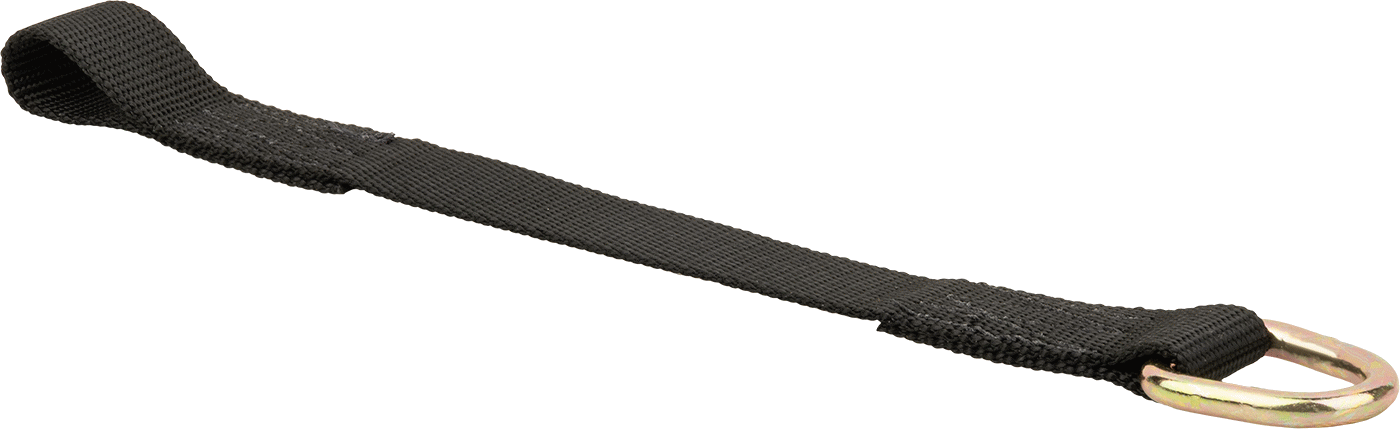 Bağlama kayışları için sabit uç, Halka x Halka, 1" Genişlik, 1 Fit Uzunluğunda