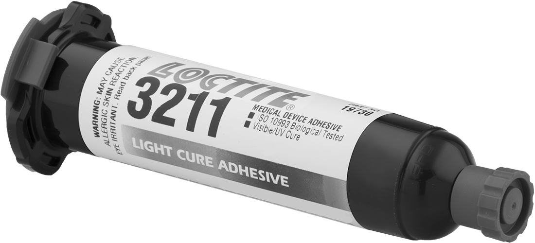Işıkla Etkinleşen Anında Yapışan Yapıştırıcı, Esnek, Loctite® 3211, 0.84 oz. Şırınga — UV Işığı, Görünür Işık, Cam, Metal, Plastik, Alumi…
