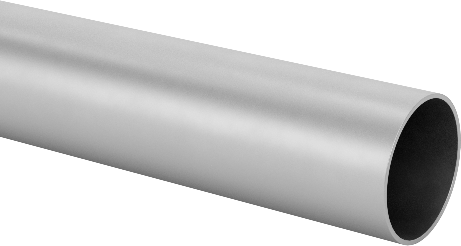 Eloksallı Mimari 6063 Alüminyum Yuvarlak Boru, Teleskopik, 5/8" Dış Çap, 0.038" Duvar Kalınlığı