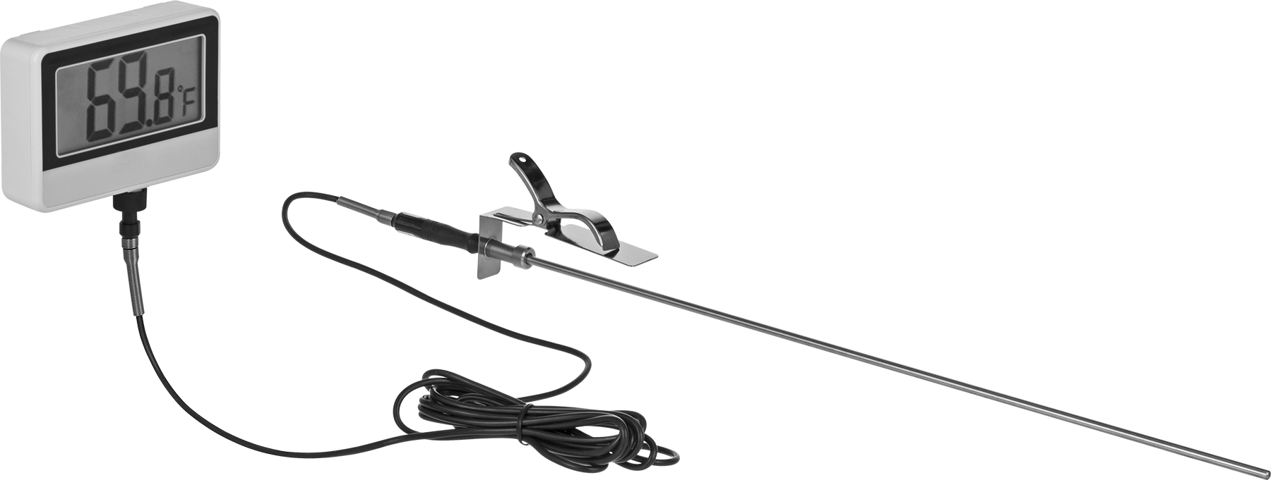 Thermometer with 20" Probe