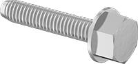 Yumuşak Metal için Çelik Flanşlı Altıköşe Başlı Diş Açıcı Vidalar
