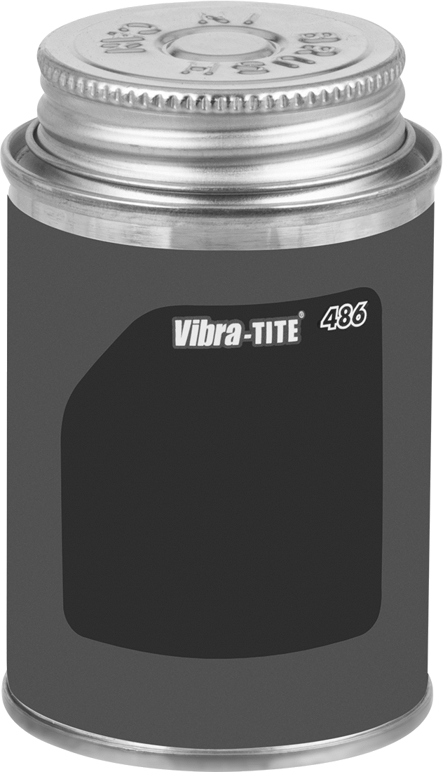 PTFE İçeren Sertleşmeyen Diş Sızdırmazlık Maddesi, Vibra-Tite 486, 4 FL. oz Fırçalı Kapaklı Teneke Kutu