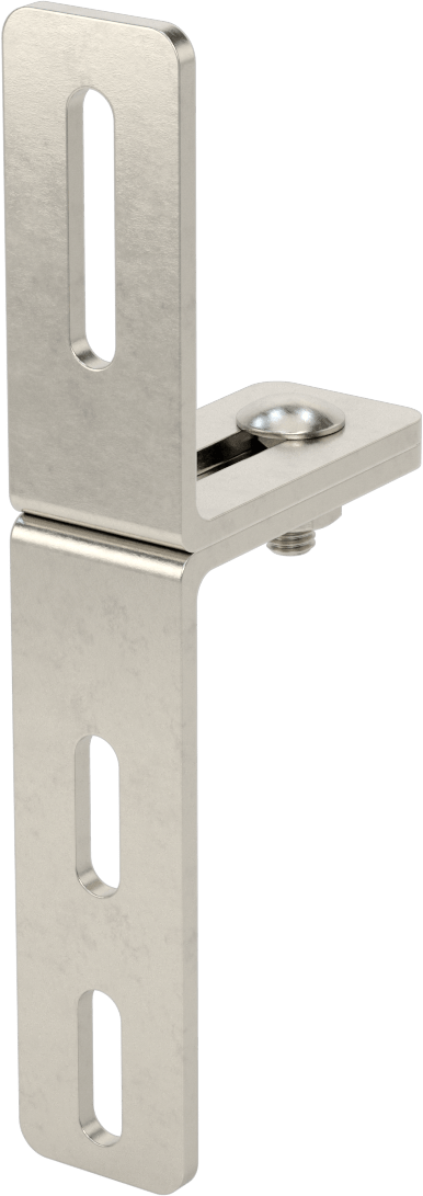 3-1/4" x 8-3/4" x 3/16" İki Parçalı L-Braket