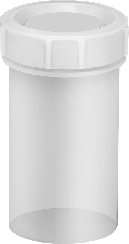 HDPE Plastik Kavanoz, 6 FL oz/175 ml Kapasite, 2-1/8" Çap — 6 fl. oz., 175 ml, 4 3⁄8", HDPE, Plastic