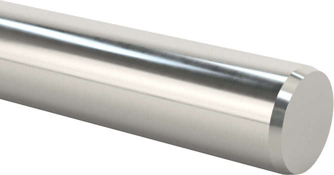 Doğrusal Hareket Mili, 420 Paslanmaz Çelik, 6 mm Çap, 1000 mm Uzunluk