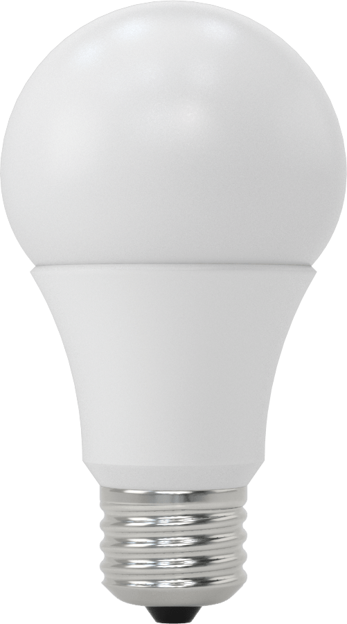 Ampul, A19, 60 W Akkor Eşdeğeri, 4100K, LED — 120V AC, Standart, LED