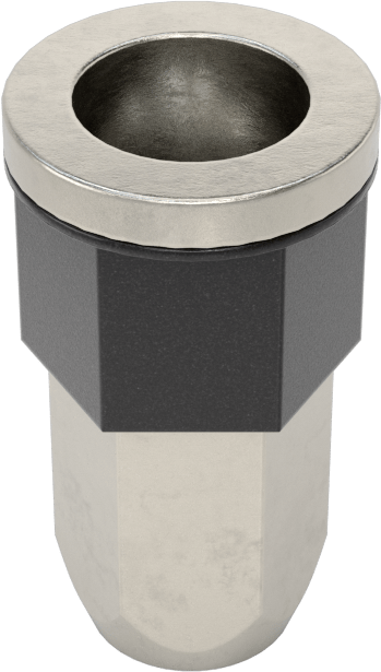 Flanş Sızdırmaz Kapalı Uçlu Perçin Somunları, M5 x 0.8 mm Diş, 0.5 mm - 1.5 mm Malzeme Kalınlığı, Altıgen