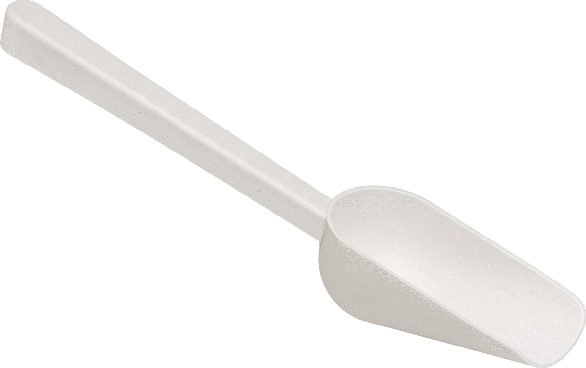 Steril Plastik Kepçe, Yuvarlak Tabanlı, 2 FL. oz. Kapasite, 1-5/8" Çanak Genişliği