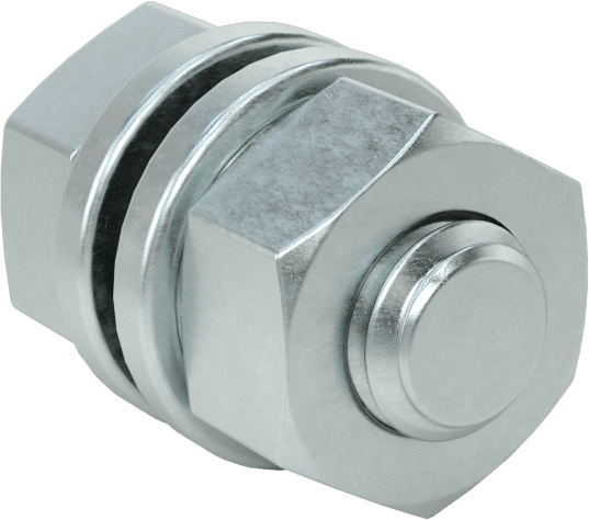 Sınıf 8.8 Çelik Altıköşe Başlı Vidalar, Somunlar ve Pullu, Orta Mukavemet, M6 x 1 mm Diş, 12 mm Uzunluk