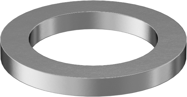 18-8 Paslanmaz Çelik Mil. Spesifikasyonlu Pul, 4 Numaralı Vida Boyutu için, 1/8" İç Çap, 0.180" Dış Çap, MS51496-P80