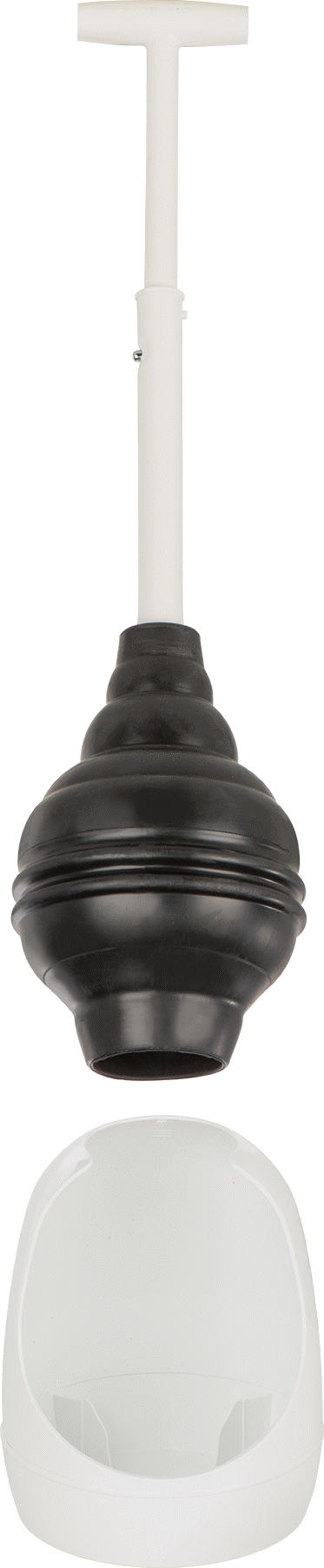 Piston, 16" Uzunlukta Katlanabilir Saplı, 2-1/4" Alt Çap — Tuvaletler, Pisuarlar, 2 1⁄4", Plastik