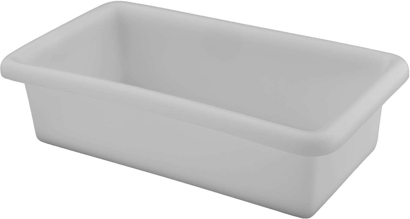 Yiyecek ve İçecek Plastik Tepsiler, 15" Uzunluk, 6-1/2" Genişlik, 4" Yükseklik