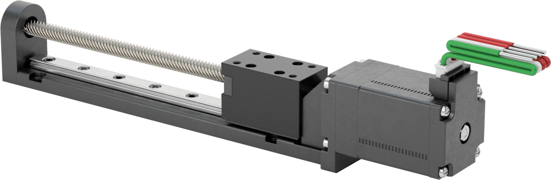 Konumlandırma Kaydırmalı Step Motor, 4" Strok Uzunluğu, 1.4 inç/sn Maksimum Hız