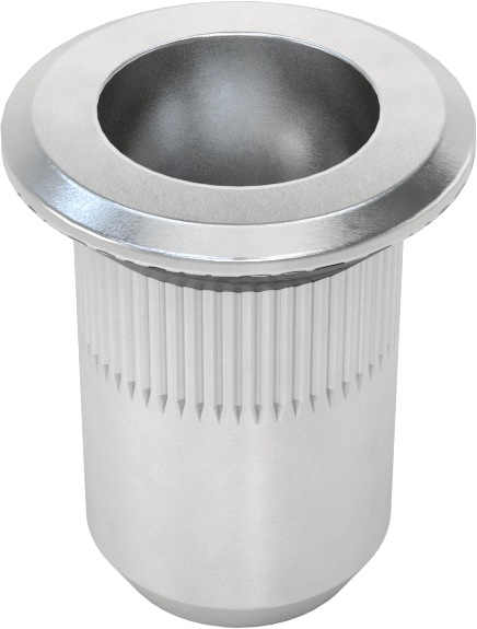 Flanş Sızdırmazlık Pop Somun, M5 x 0.8 mm Diş