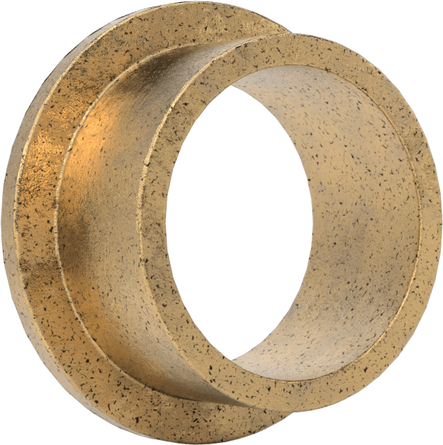 Yağ Dolgulu 841 Bronz Flanşlı Burçlu Yatak, 5/8" Mil Çapı ve 3/4" Muhafaza İç Çapı için, 3/8" Uzunluk — 3⁄8", 0.75", 0.625"