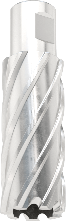 Manyetik Tabanlı Matkaplar için İçi Boş Kesici, 25 mm Çap, 1-1/8"-7 Kılavuz Boyutu için