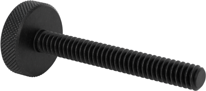 Çelik Tırtıllı Başlı El Vidası, Düşük Profilli, 10-24 Diş Boyutu, 1-1/2" Uzunluk