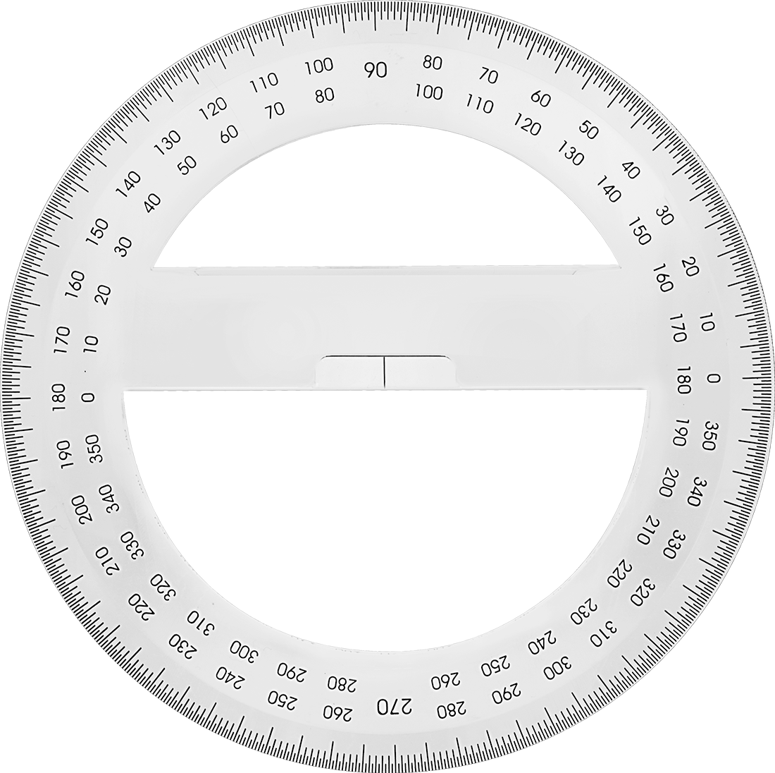 Yuvarlak Açı Ölçer, 6" Çap