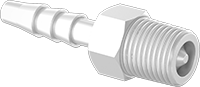 Tırnaklı Bağlantı Parçaları ile Naylon Çekvalf, Piston