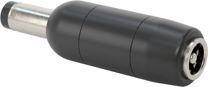 Namlu Tipi DC Konektörü, Soket x Fiş Adaptörü, 2.1 mm Fiş İç Çapı için