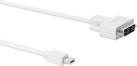 Displayport Kablosu, Mini Displayport x DVI-D Fişleri