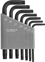 Alaşımlı Çelik Torx L-Anahtarı, Siyah Oksit