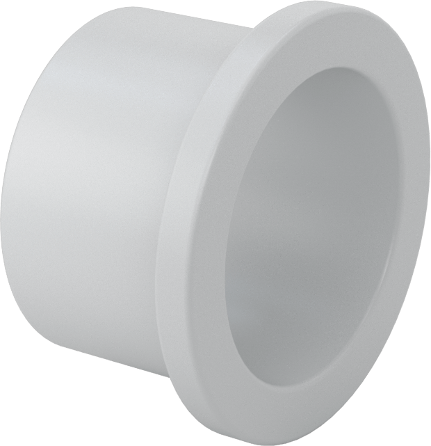 Sert PVC Kanal için 2-1/2 Kanal - Delme Erkek Adaptörü — Adaptör, Konektör, Plastic, PVC, Düz