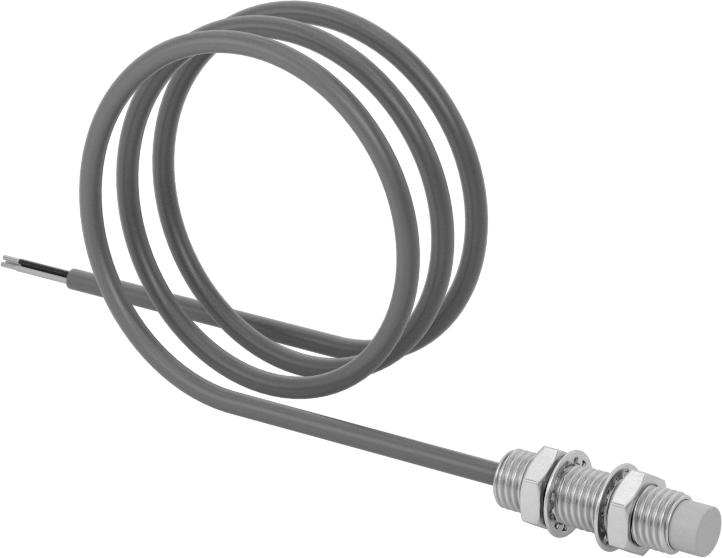 DC Metal Nesne Yakınlık Anahtarı, Pirinç, Tel Uçlu Çıkıntılı, 8 mm Çap, PNP, 1 Kapalı